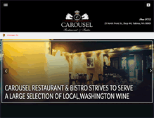 Tablet Screenshot of carouselfrenchcuisine.com